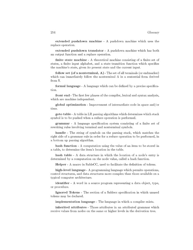 Compiler Design: Theory, Tools, and Examples - Page 254